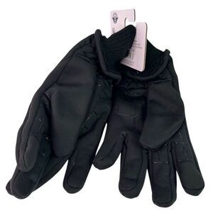 Dockers Men's Black Stretch Palm Touchscreen Gloves  (45DK030033) - Size M NWT
